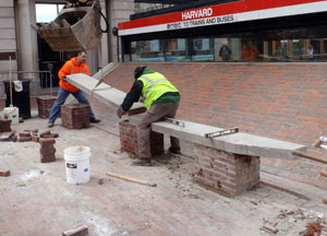 Placing seating surfaces